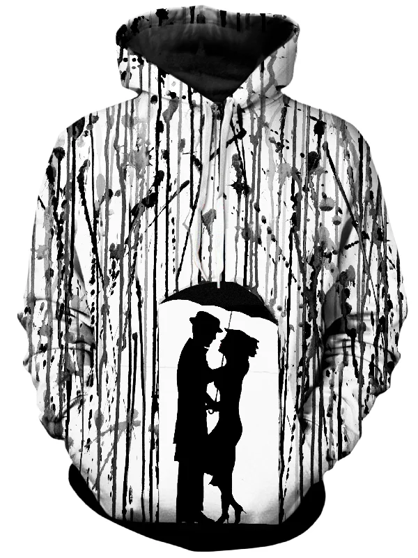 Film Noir Unisex Hoodie Hoodie with Monochrome Minimalist Simple