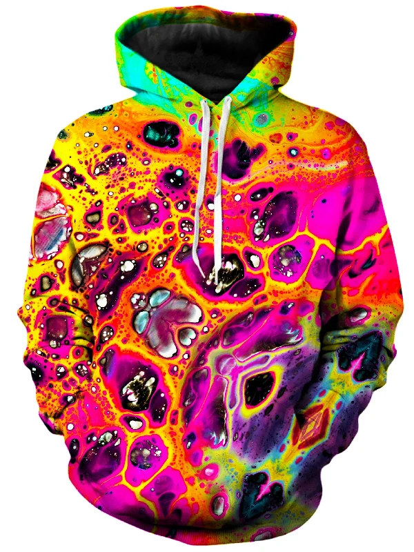 Lava Trip Unisex Hoodie Hoodie with Mock Neck Collared Structured