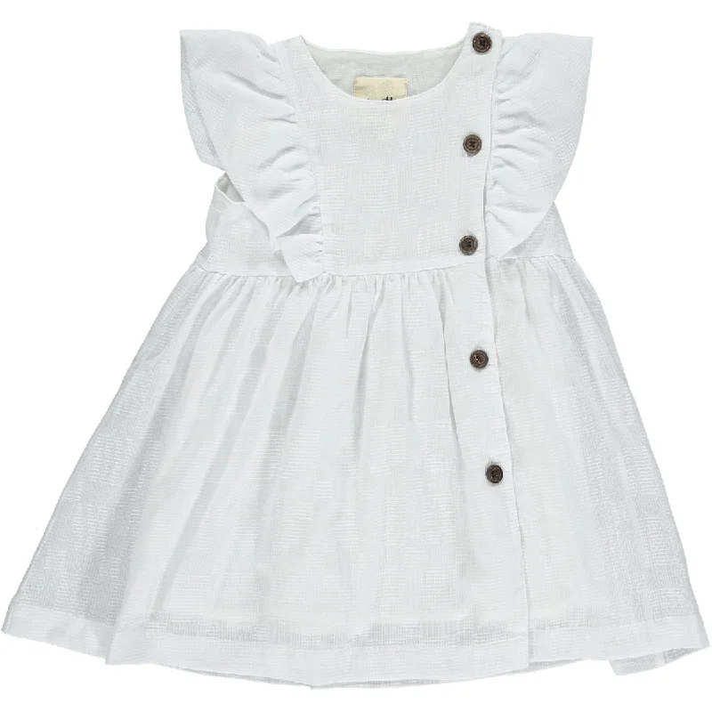 Geo Dress in Ivory