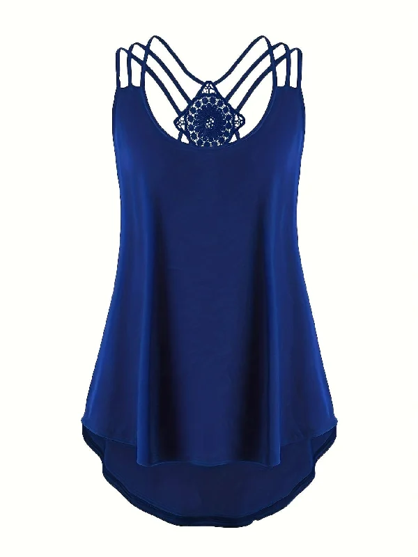 Summer Plus Size Cami Tank v-neck tank top