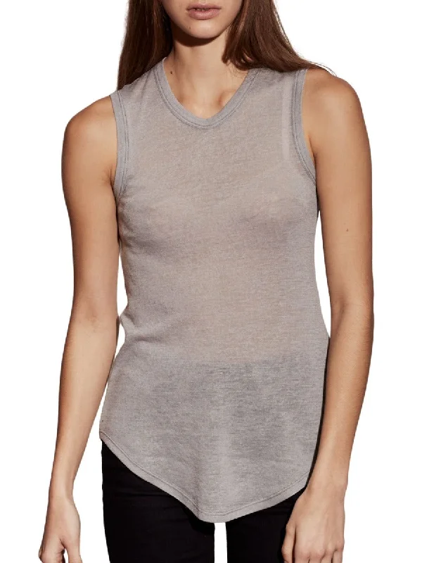 Max Tank Silver flirty tank top