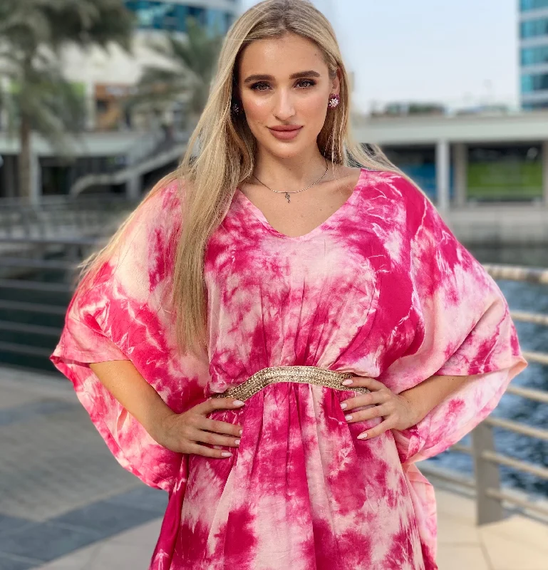 Pink Tye Dye Dress