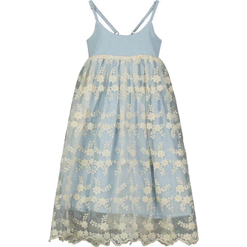 Marin Reversible Dress in Blue