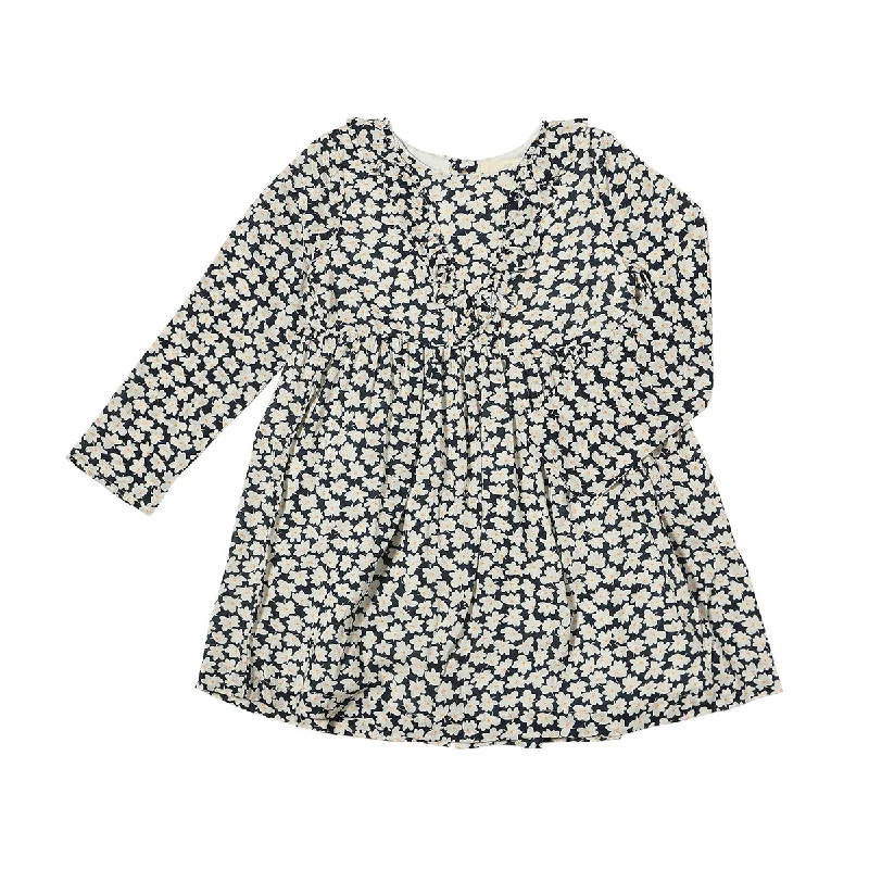 Laurel Dress in Navy Poppy