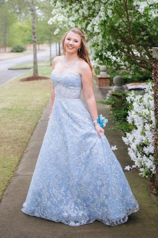 Vintage Floor Length Sweetheart Prom Dresses For Teens