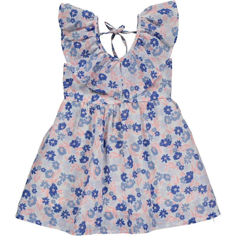 Harper Dress in Pink Meadow