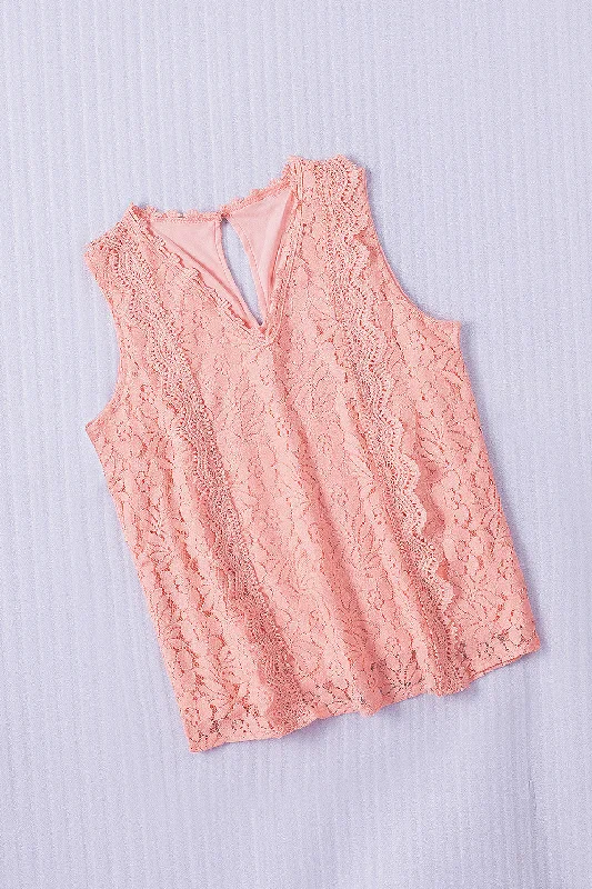 Summer Lace Tank workout tank top
