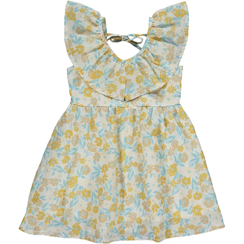 Harper Dress in Gold Meadow