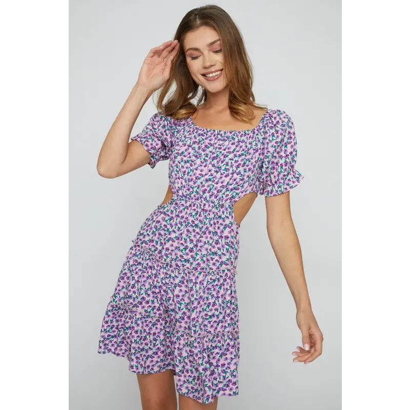 CUT OUT TIER DRESS