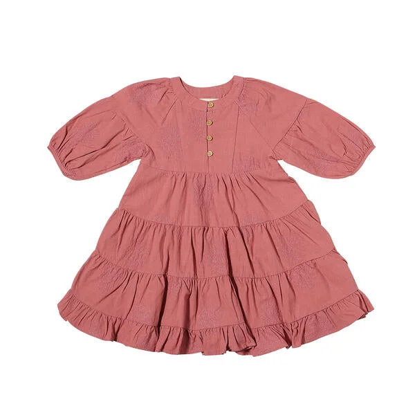 Saorise Dress in Carnation