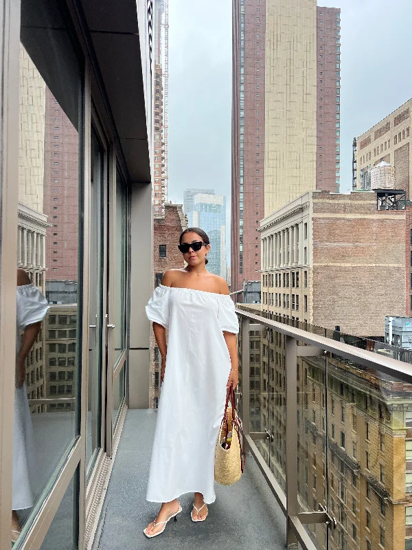 Felicia Dress in white