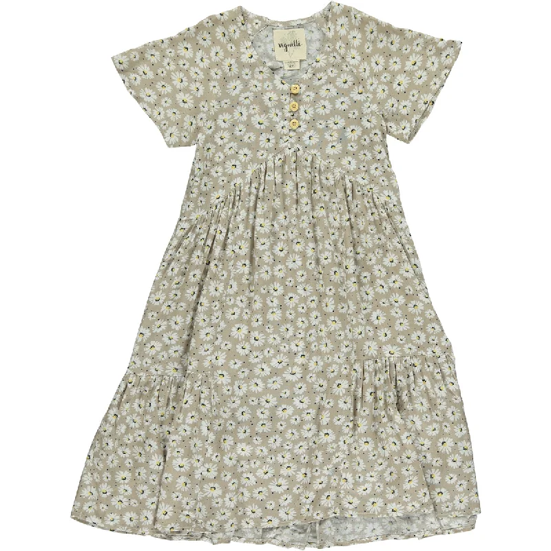 Wanda Dress in Natural Daisy