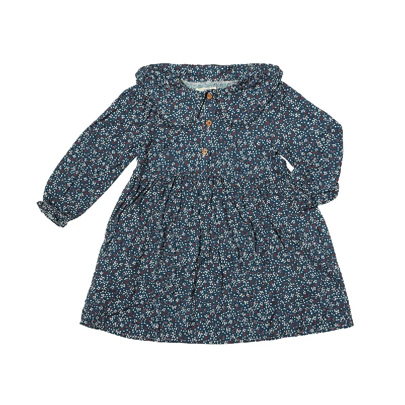 Sylvie Dress in Blue Floral