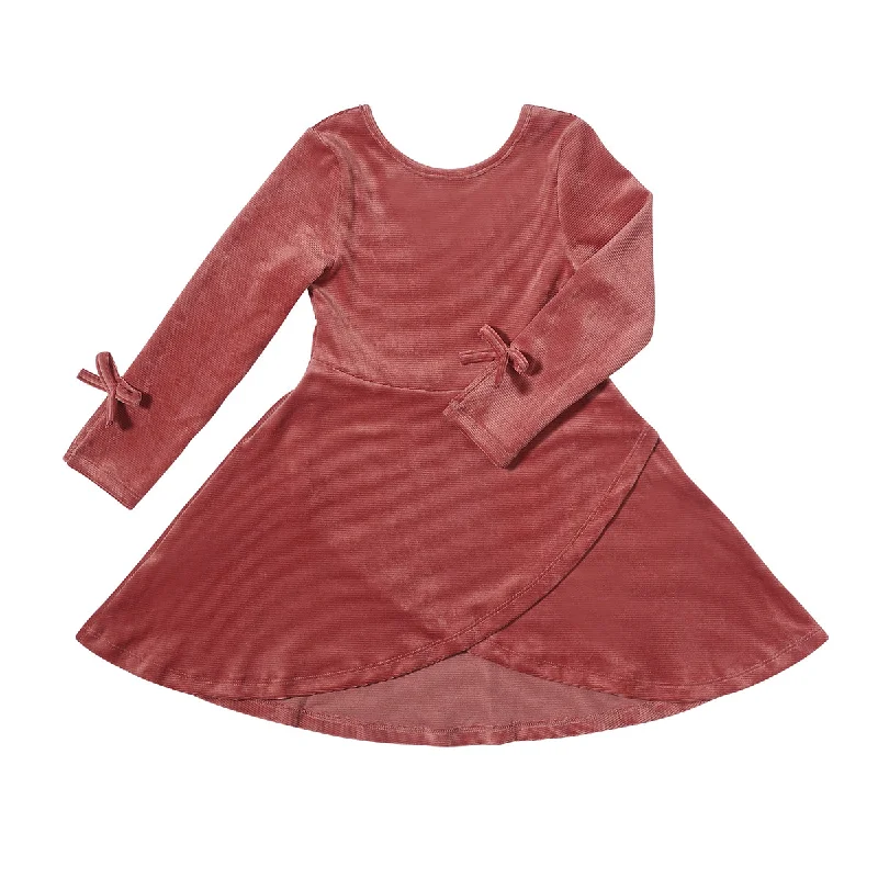 Shiloh Dress in Dusty Rose
