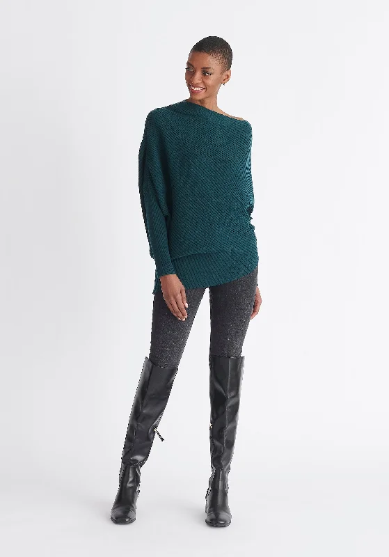 Draped Knitted Jumper