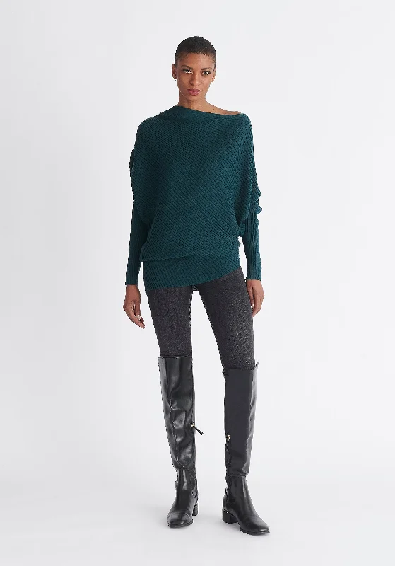 Draped Knitted Jumper