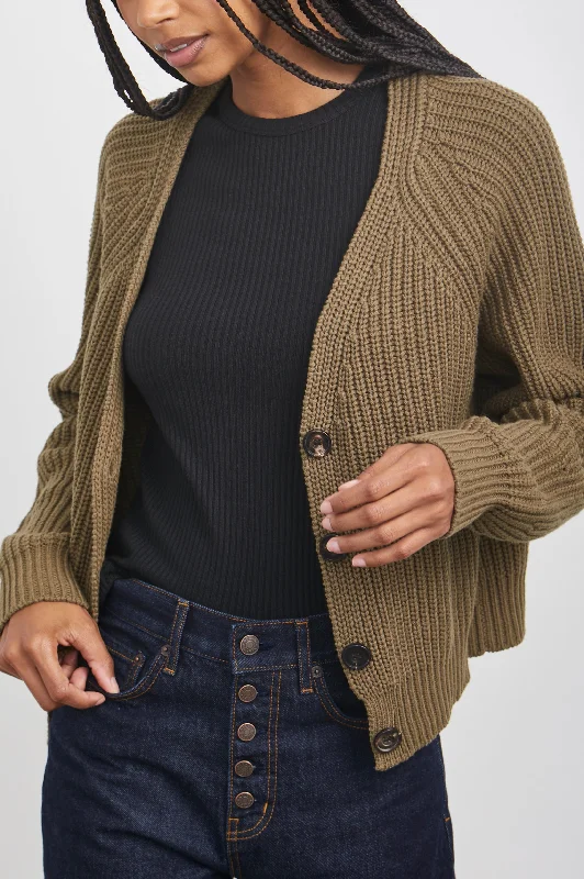 JOSIE CARDIGAN - OLIVE