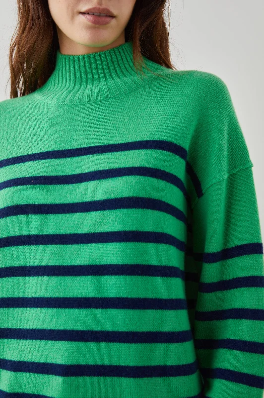 SASHA SWEATER - KELLY NAVY STRIPE