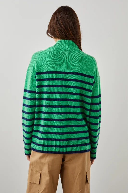 SASHA SWEATER - KELLY NAVY STRIPE