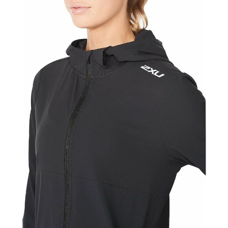 2XU Aero Womens Running Jacket - Black