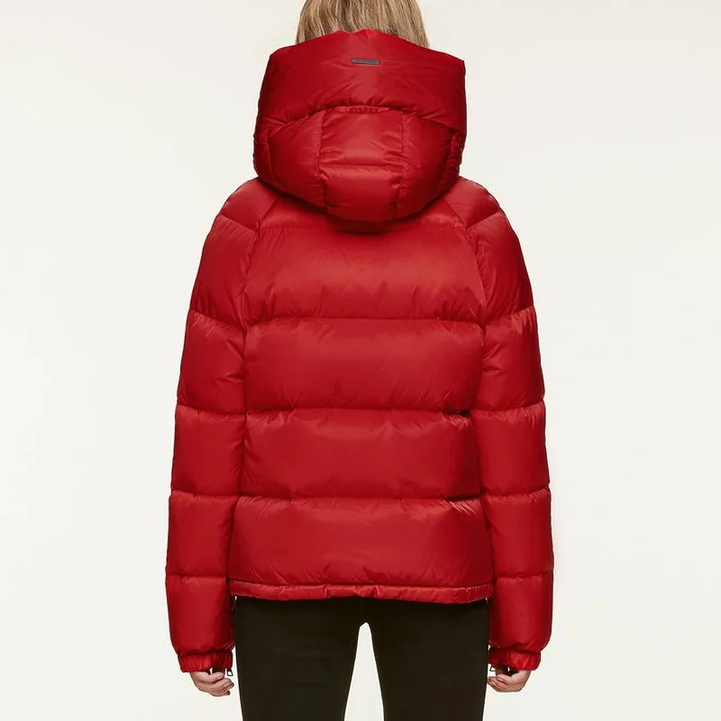 Briney Hooded Jacket (Crimson)