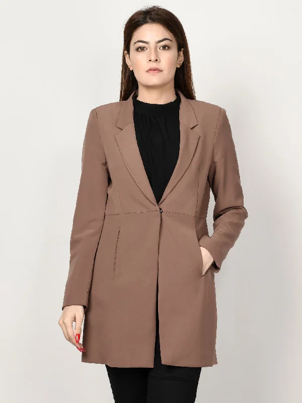 Classic Coat - Dark Beige