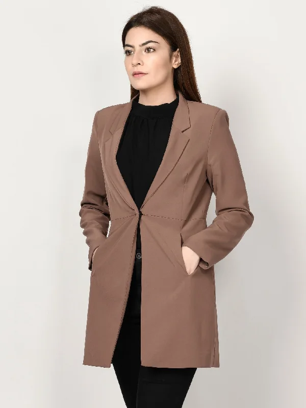 Classic Coat - Dark Beige