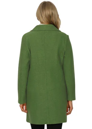 Emily Adams Boiled Wool Jacket (Black or Pine)