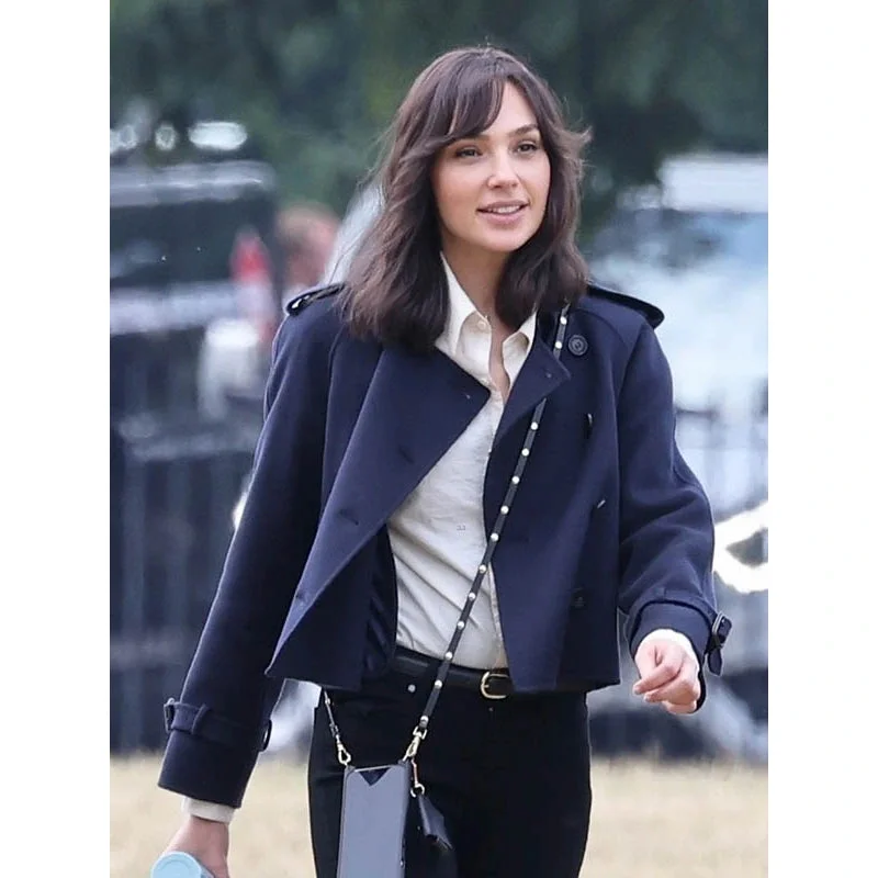 Gal Gadot Heart of Stone Crop Coat