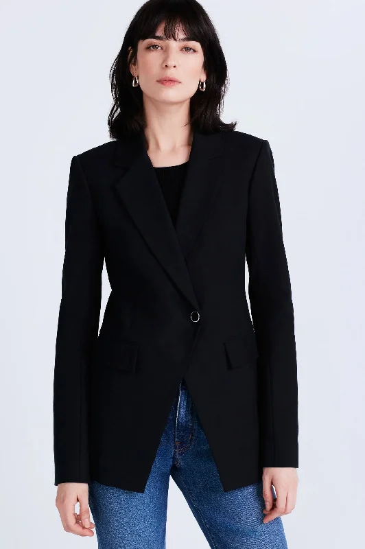 Noah Single Breasted Jacket in Black