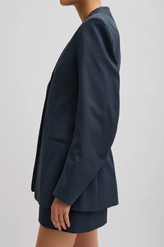 Oliver Cotton Stretch Tricotine Sculpted Blazer