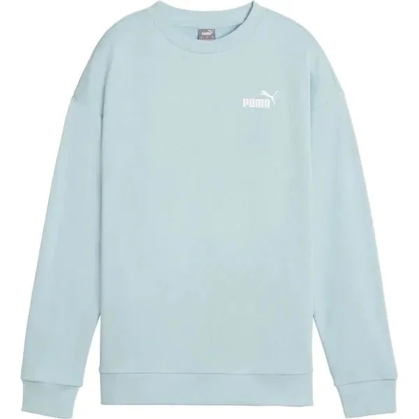 PUMA Womens Essentials+ Embroidery Fleece Crew