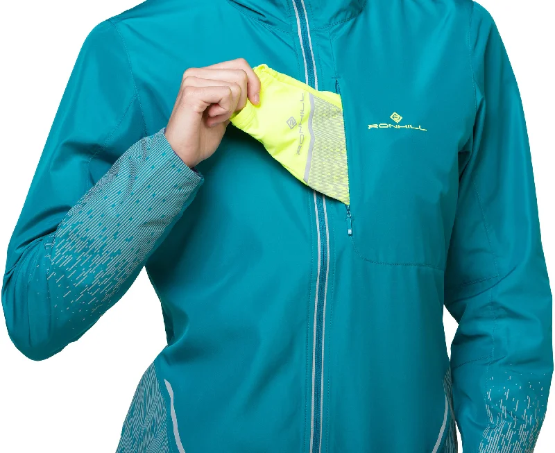 Ronhill Tech Reflect Womens Running Jacket - Blue