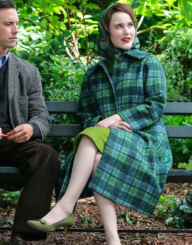 The Marvelous Mrs. Maisel S04 Green Plaid Coat