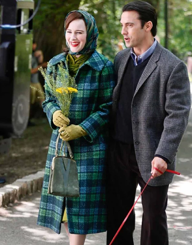 The Marvelous Mrs. Maisel S04 Green Plaid Coat