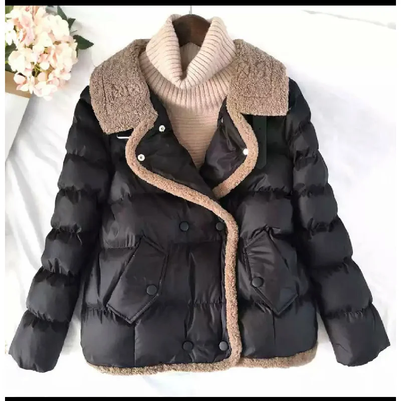 Thickened Warm Short Cotton Puff Jacket