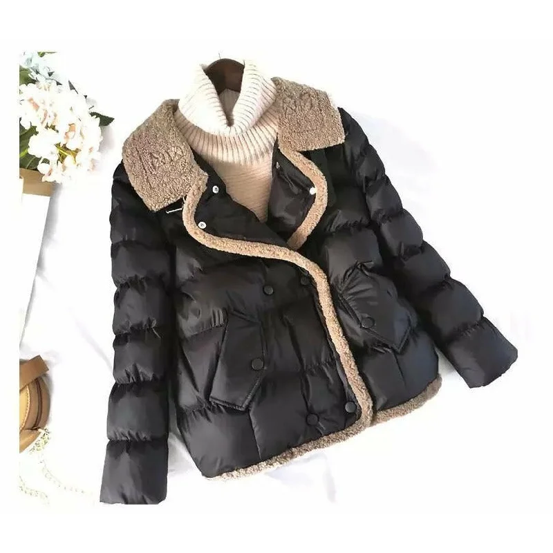 Thickened Warm Short Cotton Puff Jacket