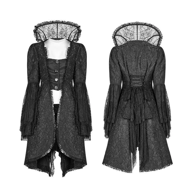 Women's Goth Dress Coat