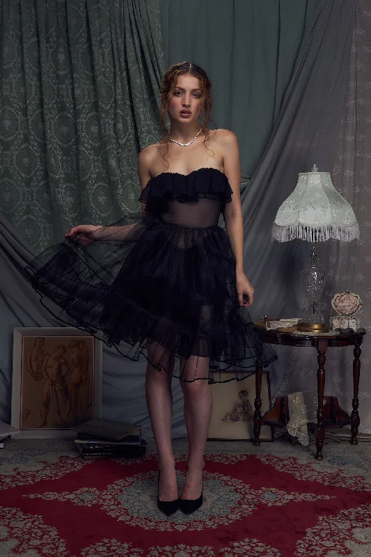 Tulle Crinoline Noir