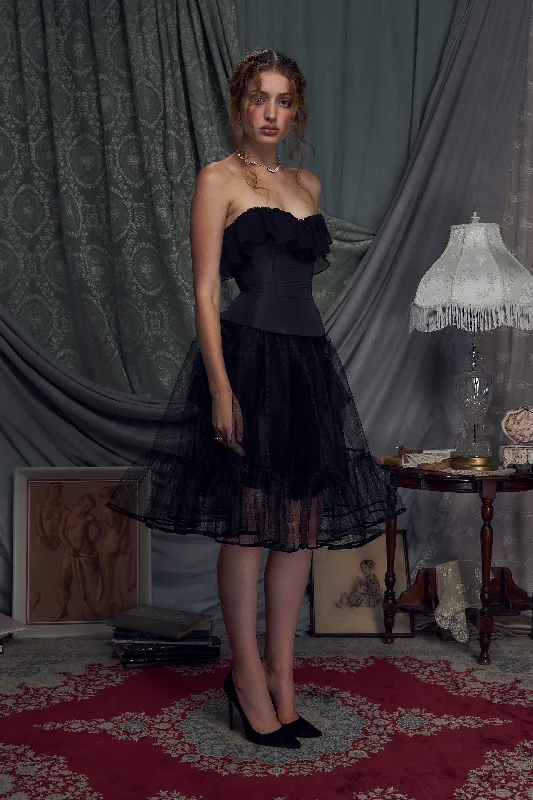 Tulle Crinoline Noir