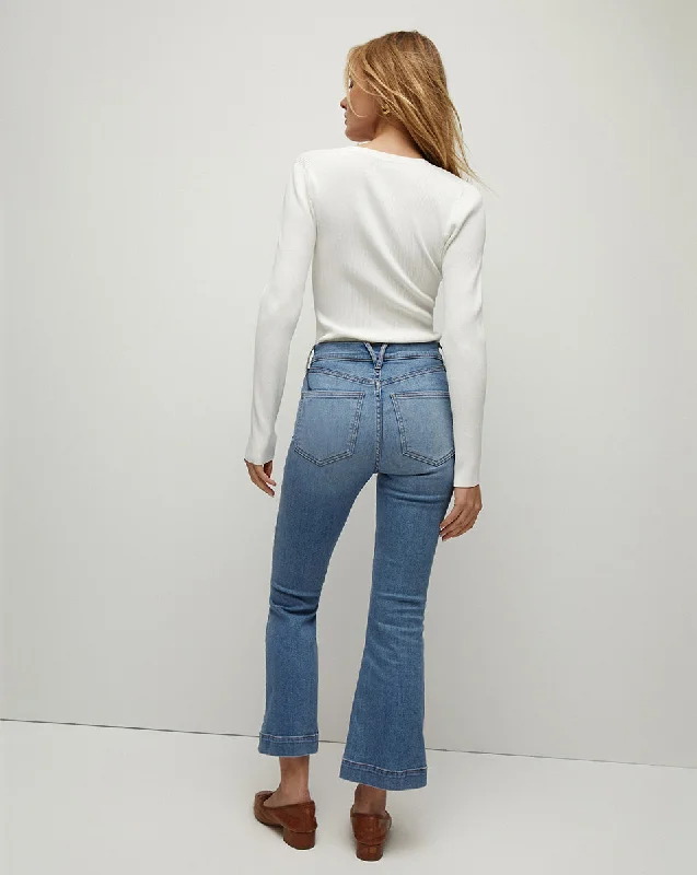 Carson High Rise Kick-Flare Jean