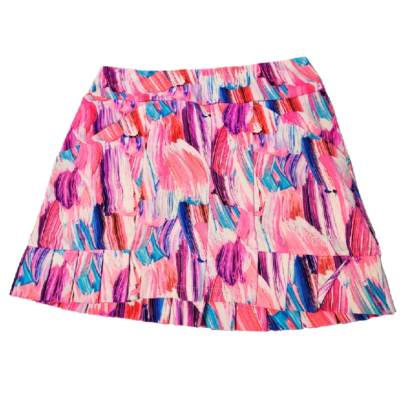 Tzu Tzu Multicolored Palette Print Samba Skort Size S MSP$150