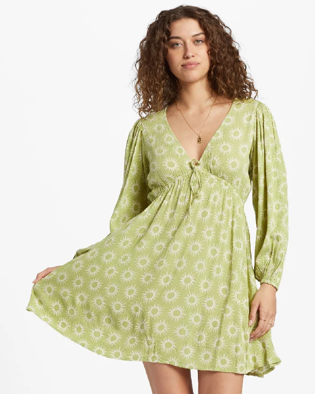 Be Free Dress - Palm Green