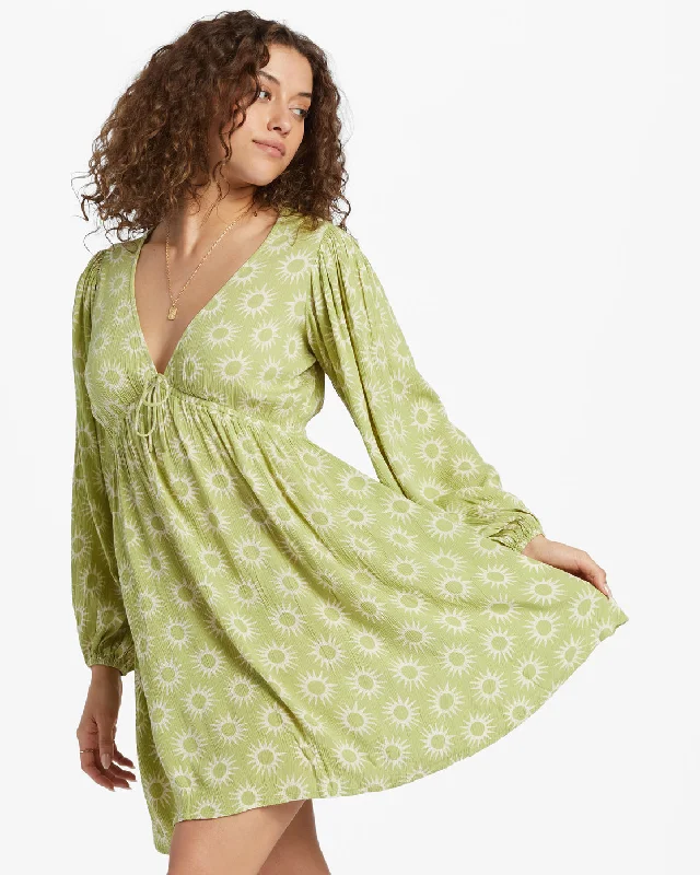 Be Free Dress - Palm Green