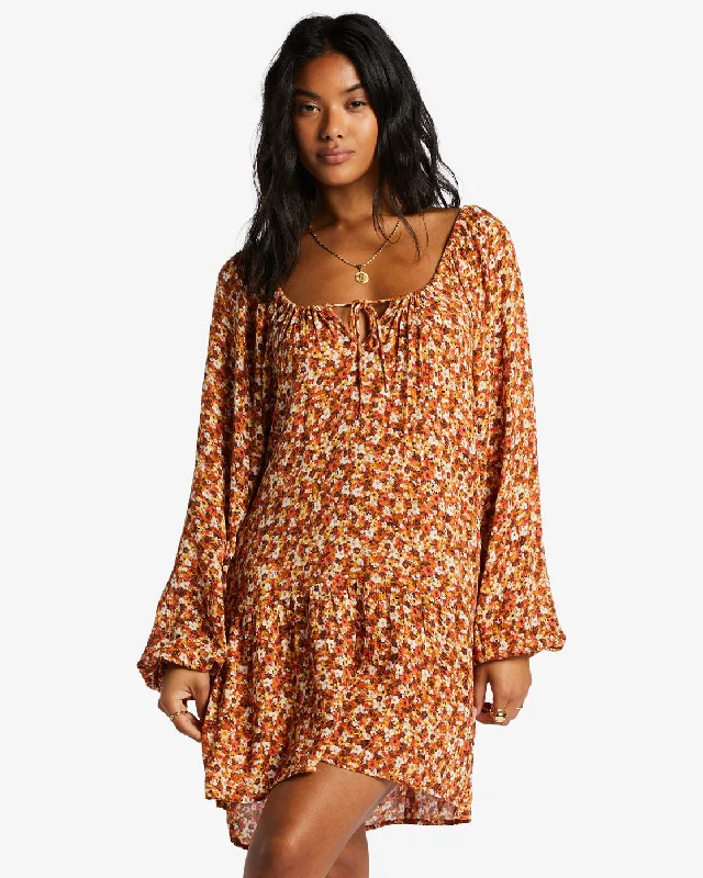 Billabong Lucky You Dress-Mocha