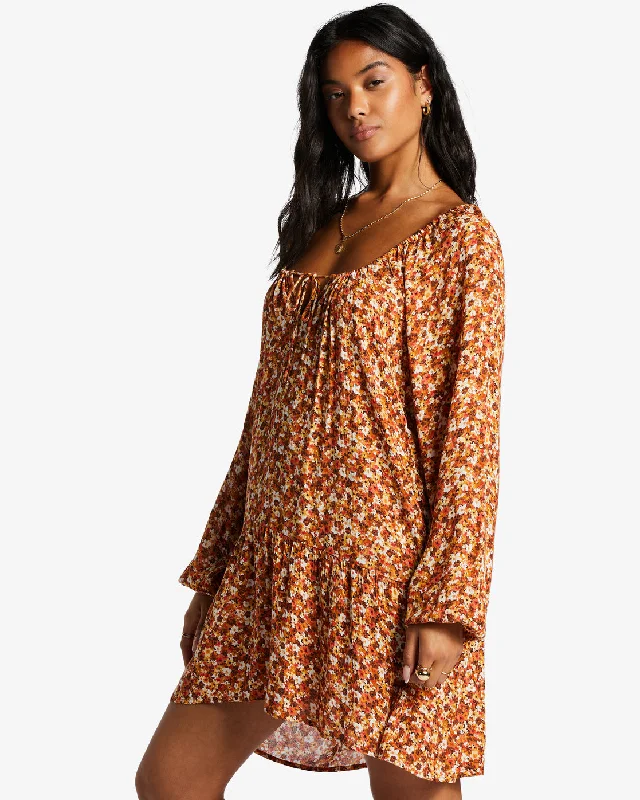 Billabong Lucky You Dress-Mocha