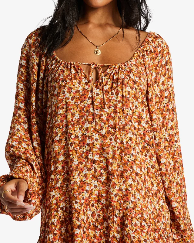 Billabong Lucky You Dress-Mocha