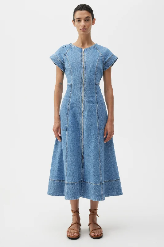 CLOVELLY DENIM DRESS