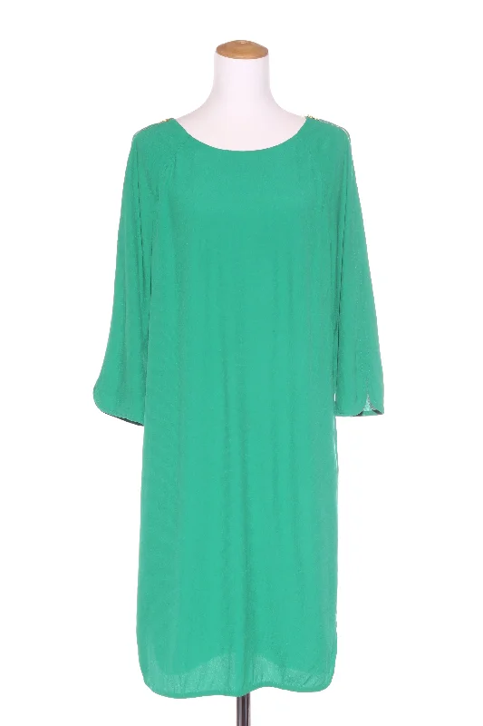 COUNTRY ROAD - Kelly green crepe dress! 14