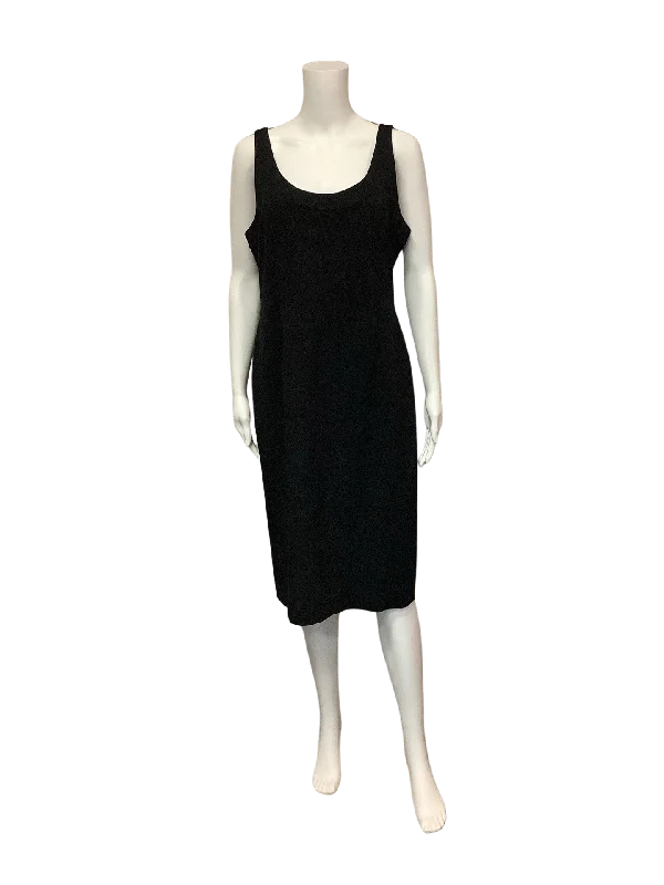 Eileen Fisher Women's Dress Black Sleeveless Size: M